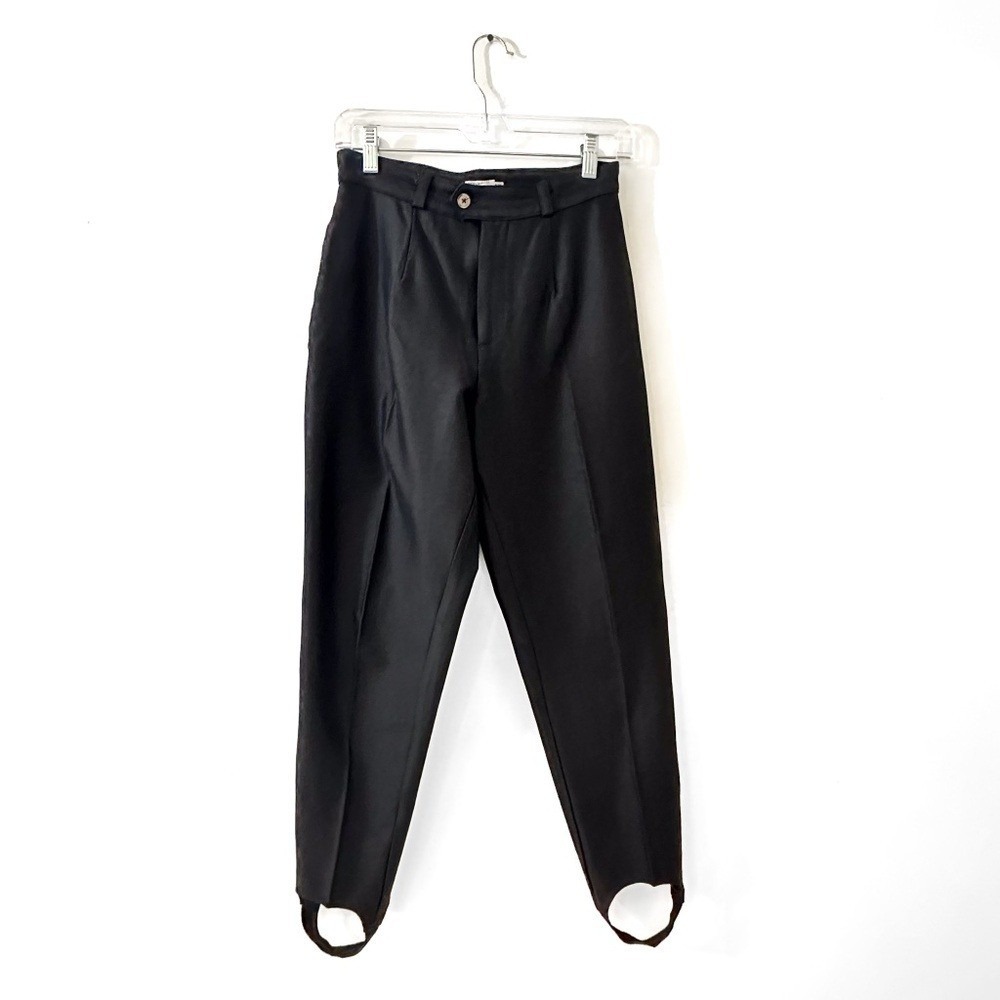 Vintage Black Stirrup Leggings